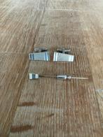 Zilveren manchetknopen, Ophalen of Verzenden, Gebruikt, Zilver