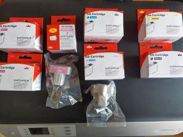 9 stuks nieuwe inkt cartridges  beschikbaar voor biedingen
