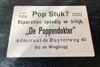 Reclame kaart van de Poppendokter, Verzenden, Zo goed als nieuw, Overige typen