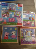 Peppa Pig Puzzel Set - 3 in 1, Ophalen of Verzenden, Meer dan 50 stukjes, Zo goed als nieuw, 2 tot 4 jaar