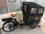 Elektrische Keiler Vittori bakfiets met frame en huif, 4 kinderen of meer, Gebruikt, Huif, Ophalen