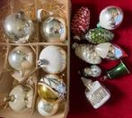 15 st vintage nostalgische kerstballen , jaren 50 60, Diversen, Ophalen of Verzenden