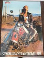 Vintage poster Grolsch Stender bier uit 1991, Ophalen, Gebruikt, Reclamebord, Plaat of Schild, Grolsch