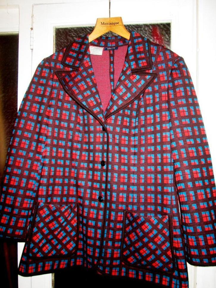 Vintage hip jasje / blazer van Bleyle jaren 60-70 mt 40-42, Kleding | Dames, Jasjes, Kostuums en Pakken, Gedragen, Jasje, Maat 42/44 (L)
