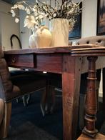 Stoere  robuuste eethoek met 6 stoelen, Huis en Inrichting, Ophalen