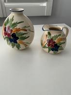 Vaasje en kannetje van Pottery Huizen Holland, Antiek en Kunst, Antiek | Vazen, Ophalen of Verzenden