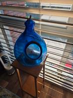 Kobaltblauwe vaas. Afgesloten., Ophalen, Overige kleuren, Glas, Minder dan 50 cm