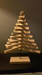 Houten kerstboom op vrachillende manieren te decoreren., Ophalen of Verzenden, Zo goed als nieuw