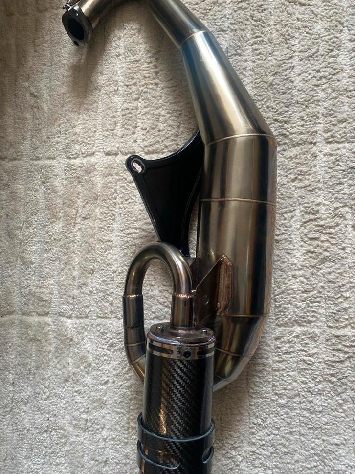 Namaak PM Uitlaat - Scooter, Fietsen en Brommers, Brommeronderdelen | Scooters, Gebruikt, Overige merken, Uitlaat, Ophalen of Verzenden