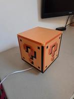 Mario Bros Vraagteken Lamp, Kunststof, Ophalen of Verzenden, Zo goed als nieuw, Retro gaming