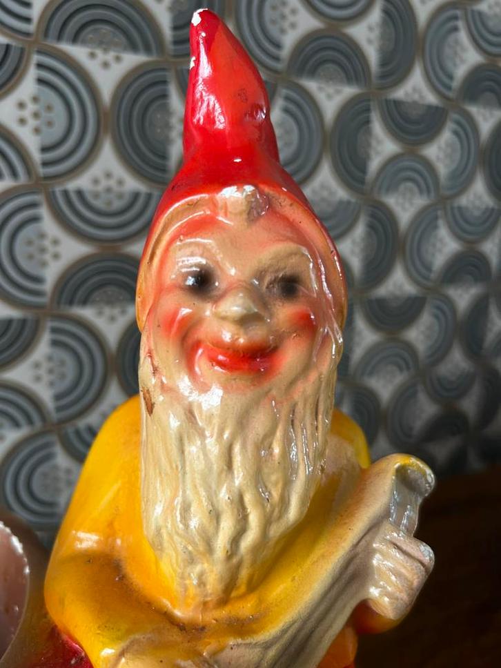 Hele oude vriendelijke kabouter, Verzamelen, Spaarpotten, Zo goed als nieuw, Overige thema's, Metaal of Blik, Ophalen of Verzenden