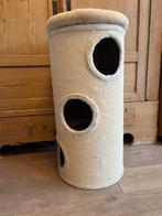 Krabton beige met 3 gaten, Ophalen, Zo goed als nieuw, Krabpaal