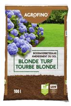 100 liter Blonde Turf voor gazon, planten & bloembedden, Ophalen of Verzenden, Tuinturf