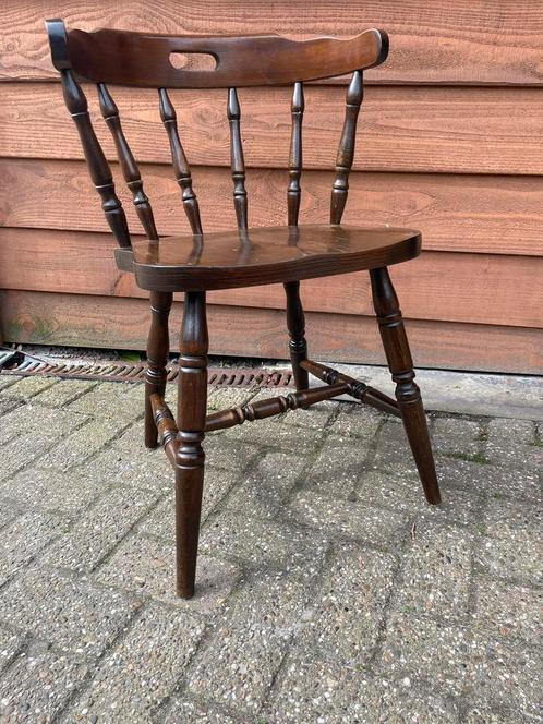 Hard houten stamtafel stoelen, Antiek en Kunst, Antiek | Meubels | Stoelen en Banken, Ophalen of Verzenden
