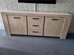 Heel mooi dressoir wit eiken Elvis, Huis en Inrichting, Ophalen, 25 tot 50 cm, 200 cm of meer