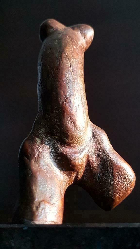Abstract bronzen beeld van een vrouwelijk torso, Antiek en Kunst, Antiek | Koper en Brons, Brons, Ophalen of Verzenden
