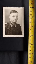 WO2 Duits  - Originele Pasfoto Wehrmacht, Ophalen of Verzenden, Landmacht, Duitsland, Foto of Poster