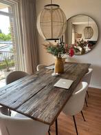 Prachtige houten eettafel, Ophalen, 200 cm of meer, 50 tot 100 cm, Zo goed als nieuw