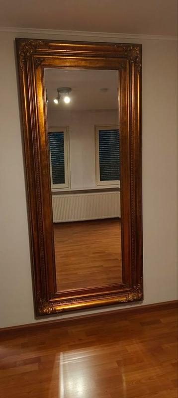 Clayre & Eef spiegel met brede lijst en facetglas beschikbaar voor biedingen