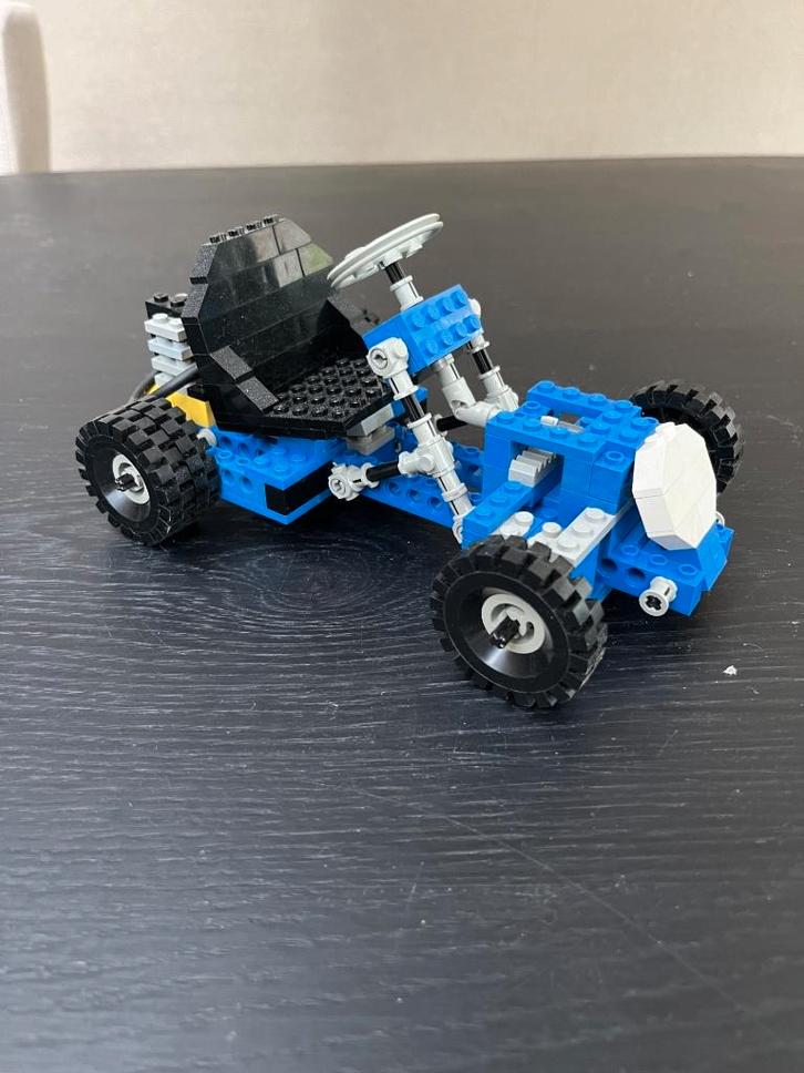Lego Technisch 854 go kart: complete set, met beschrijving, Kinderen en Baby's, Speelgoed | Duplo en Lego, Gebruikt, Lego, Complete set