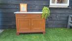 Vintage commode met marmeren blad, Huis en Inrichting, Ophalen, Gebruikt, Vintage, 25 tot 50 cm