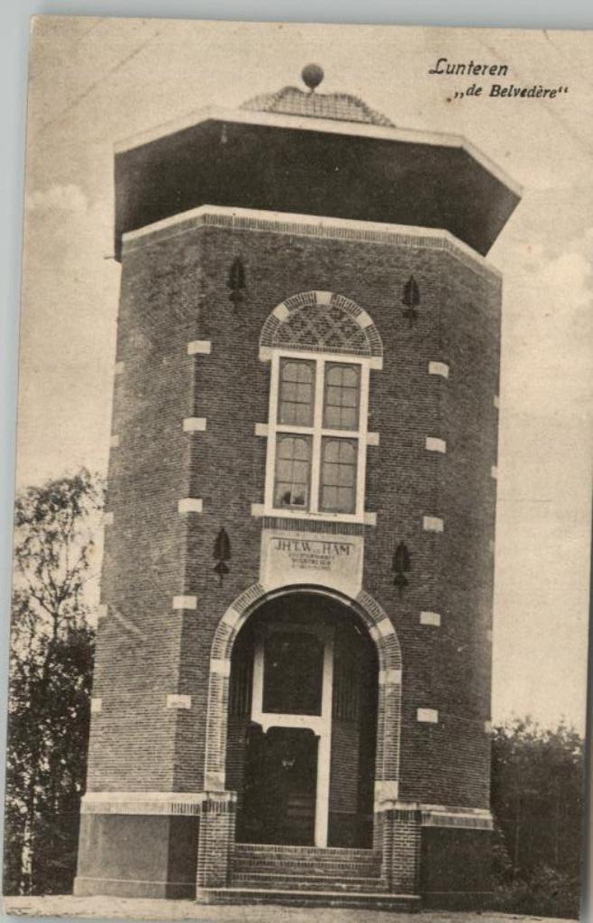 Lunteren De belvedere, Verzamelen, Ansichtkaarten | Nederland, Ongelopen, Gelderland, 1920 tot 1940, Verzenden