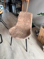 Eetkamerstoelen bruin, Huis en Inrichting, Stoelen, Ophalen, Gebruikt, Bruin, Metaal