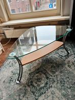 Glazen salontafel, Ophalen, Gebruikt, 50 tot 100 cm, Glas