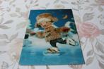 Postkaart - Sandmännchen op Schaatsen, Duitsland, Ijs, Verzenden, 1960 tot 1980, Ongelopen, Sterren en Beroemdheden