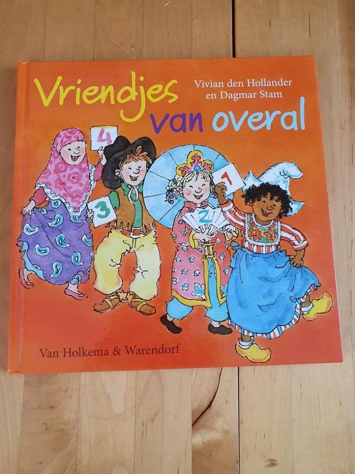 VRIENDJES  VAN  OVERAL  van  Vivian den Hollander, Boeken, Kinderboeken | Kleuters, Zo goed als nieuw, Fictie algemeen, Ophalen of Verzenden