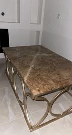 Marmeren salon tafel - 130x80 cm - Schiedam, Overige materialen, Gebruikt, 100 tot 150 cm, Minder dan 50 cm