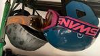 Skihelm, kind. Incl. bril., Sport en Fitness, Skiën en Langlaufen, Gebruikt, Overige typen, Minder dan 100 cm, Ophalen