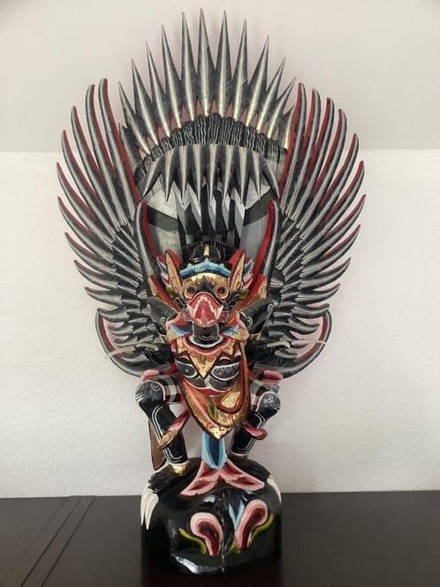 fraaie zwarte Garuda krijger, Antiek en Kunst, Kunst | Beelden en Houtsnijwerken, Ophalen