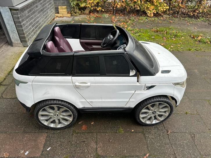Accuvoertuig Feber Range Rover Sport 12V Wit, Kinderen en Baby's, Speelgoed | Buiten | Accuvoertuigen, Zo goed als nieuw, Ophalen