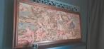 oud frans wandkleed gobelin in lijst, Antiek en Kunst, Ophalen of Verzenden