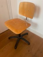 Retro Schoolstoel, Huis en Inrichting, Stoelen, Ophalen of Verzenden, Zo goed als nieuw, Eén