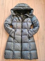 Reset groene dons lichtgewicht jas met grote capuchon maat s, Ophalen of Verzenden, Zo goed als nieuw, Maat 36 (S), Groen