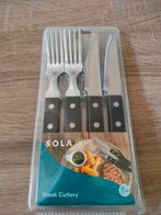Sola Steak Cutlery 8 stuks nieuw in verpakking, Ophalen of Verzenden, Nieuw, Rvs of Chroom