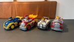 4 x Paw Patrol: Chase, Marshal (2x) en Tracker, Ophalen of Verzenden, Gebruikt