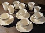 Wedgwood Queen's Ware Edme - 4 Kop en Schotels + 6 Mokken, Ophalen of Verzenden