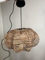 Rotan hanglamp, Ophalen of Verzenden, Zo goed als nieuw, Hout, 50 tot 75 cm