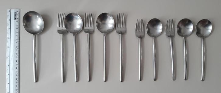 Sola Elite Old Dutch lepels en vorken, 11 stuks, Antiek en Kunst, Antiek | Bestek, Ophalen