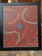 Aboriginal art schilderwerk acryl op canvas doek, Antiek en Kunst, Kunst | Niet-Westerse kunst, Ophalen of Verzenden