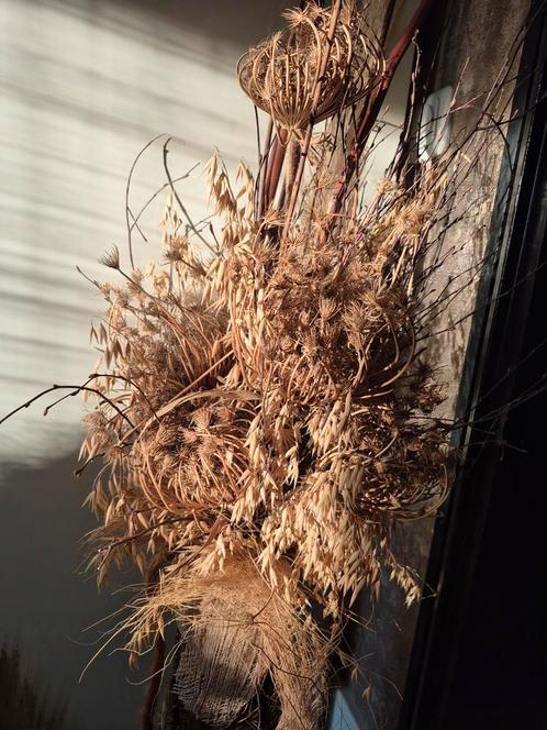 Mooi groot droogboeket, Huis en Inrichting, Woonaccessoires | Droogbloemen, Zo goed als nieuw, Ophalen
