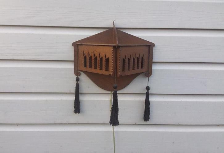 Amsterdamse school wandlamp, Antiek en Kunst, Antiek | Lampen, Ophalen