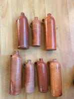 Oude flessen, jeneverkruik en of mineraalwater, Ophalen