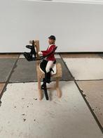 Schleich poppetje met hoofdstel & zadel Set 2, Ophalen of Verzenden