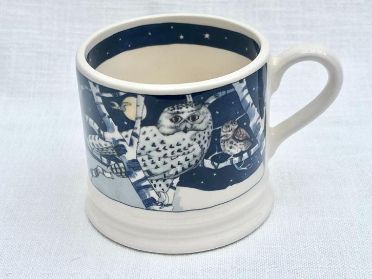 Emma Bridgewater - Owls, Huis en Inrichting, Keuken | Servies, Zo goed als nieuw, Kop(pen) en/of Schotel(s), Overige stijlen, Aardewerk