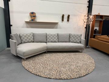 Nieuwstaat Rolf Benz Onda Hoekbank Stof Design Bank 360 beschikbaar voor biedingen