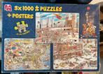 Van Haasteren 3x puzzel, Ophalen of Verzenden, 500 t/m 1500 stukjes, Zo goed als nieuw